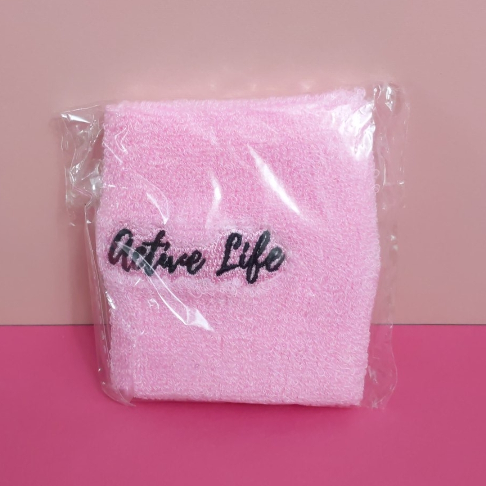 Active Life Hot Pink Sweatband